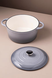 Olla Dutch Oven de Hierro Fundido Gris 26cm
