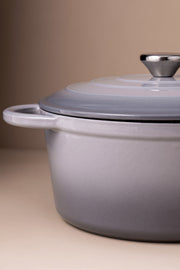 Olla Dutch Oven de Hierro Fundido Gris 26cm