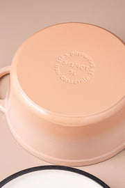 Olla Dutch Oven Hierro Fundido Peach de 26cm