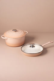 Olla Dutch Oven Hierro Fundido Peach de 26cm