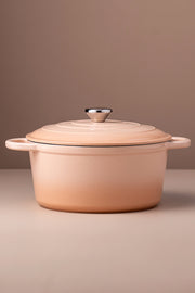 Olla Dutch Oven Hierro Fundido Peach de 26cm