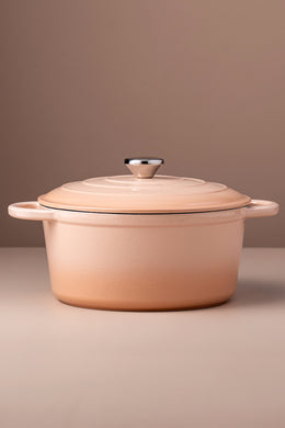 Olla Dutch Oven Hierro Fundido Peach de 26cm