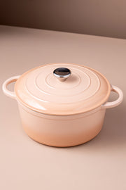 Olla Dutch Oven Hierro Fundido Peach de 26cm