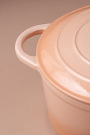 Olla Dutch Oven Hierro Fundido Peach de 26cm