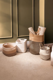 Contenedor Algodón Bicolor Grande