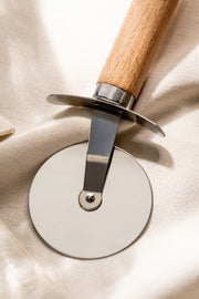 Cortador Roller para Pizza Mango de Madera