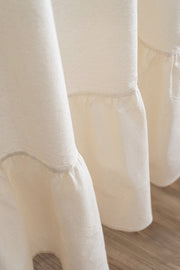 Cortina de Baño Tusor con Volado