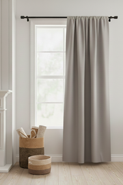 Cortina Blackout Textil Gris HOM