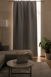 Cortina Blackout Textil Gris HOM