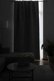 Cortina Blackout Textil Gris HOM