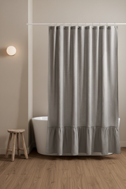 Cortina de Baño Tusor con Volado