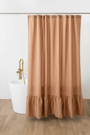 Cortina de Baño Tusor con Volado