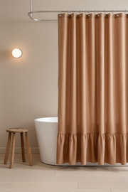 Cortina de Baño Tusor con Volado