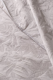 Cubrecama Jacquard Hojas con Fundas