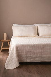 Cubrecama Waffle Stonewash Suave