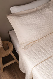 Cubrecama Waffle Stonewash Suave