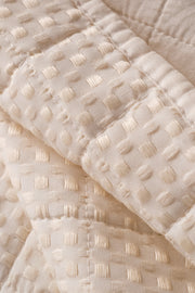 Cubrecama Waffle Stonewash Suave