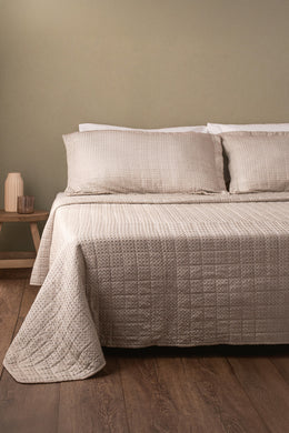 Cubrecama Waffle Stonewash Suave