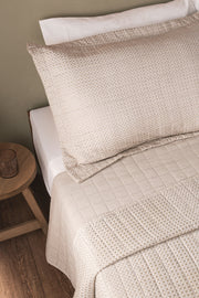 Cubrecama Waffle Stonewash Suave