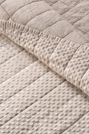 Cubrecama Waffle Stonewash Suave