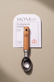 Cuchara de Helado Mango de Madera