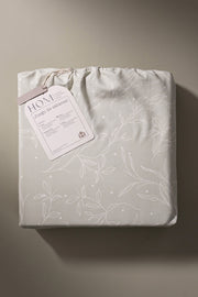 Juego de Sábanas Cotton Touch - Estampa Hojas en Línea