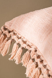 Almohadón Algodón Slub con Flecos 45×45 cm
