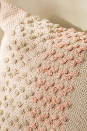 Almohadón Detalles Colores Flecos 45x45cm