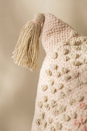 Almohadón Detalles Colores Flecos 45x45cm