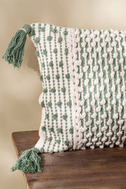 Almohadón Detalles Colores Flecos 30x60cm