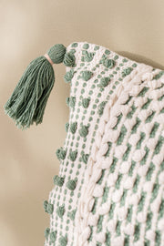 Almohadón Detalles Colores Flecos 30x60cm