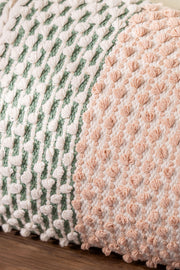 Almohadón Detalles Colores Flecos 30x60cm