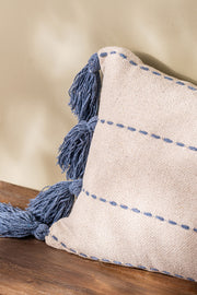 Almohadón Mechón Insertado Flecos 30x60cm