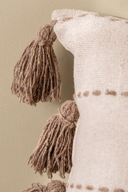 Almohadón Mechón Insertado Flecos 30x60cm