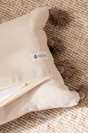 Almohadón Mechón Insertado Flecos 30x60cm