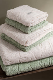 Toallón XL Jacquard Hojas 450Gr/m2 de 90x150cm