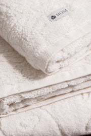 Toallón XL Jacquard Hojas 450Gr/m2 de 90x150cm