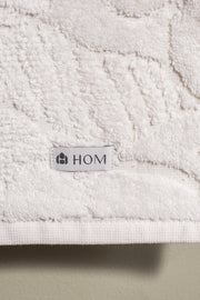 Toalla Visita Jacquard Hojas 450Gr/m2 de 30x50cm