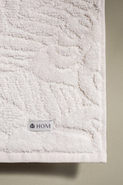 Toalla Visita Jacquard Hojas 450Gr/m2 de 30x50cm