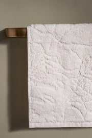 Toalla Visita Jacquard Hojas 450Gr/m2 de 30x50cm