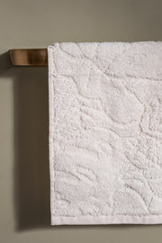 Toalla Visita Jacquard Hojas 450Gr/m2 de 30x50cm