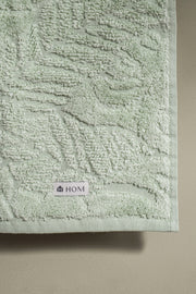 Toalla Visita Jacquard Hojas 450Gr/m2 de 30x50cm