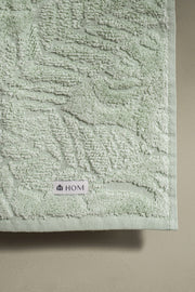 Toalla Visita Jacquard Hojas 450Gr/m2 de 30x50cm