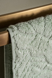 Toalla Visita Jacquard Hojas 450Gr/m2 de 30x50cm