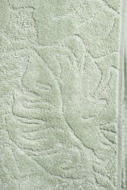 Toallón XL Jacquard Hojas 450Gr/m2 de 90x150cm