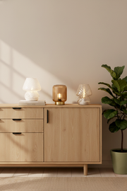 Combo x3 Lámparas Inalámbricas de Vidrio - Gold, Jaspeado & Transparente