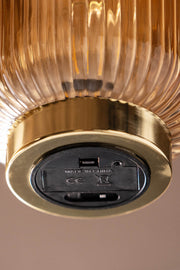 Lámpara Inalámbrica de Vidrio Gold