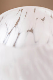 Lámpara de Vidrio con Diseño Jaspeado a Pila