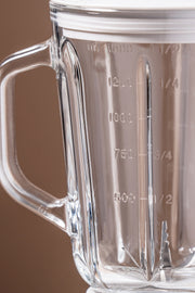 Licuadora Retro con Vaso de Vidrio 1.5L