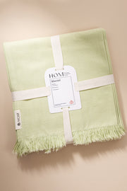 Mantel Liso 100% Algodón Con Flecos